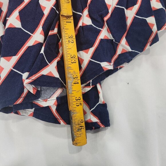 STYLUS Dress Size M Asymmetrical Geo Print Beach Pool Cover Up Blue Red
Lot K - Picture 4 of 5